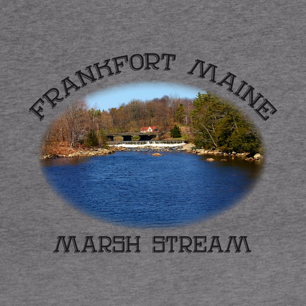 Frankfort Maine Marsh Stream by kjdesigned